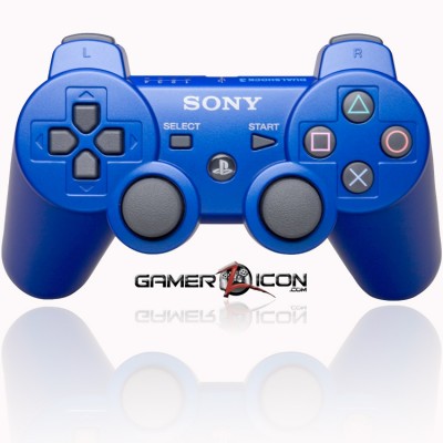 PS3 modded controller blue