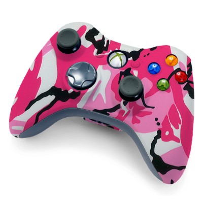 Xbox 360 Pink Camo Controller