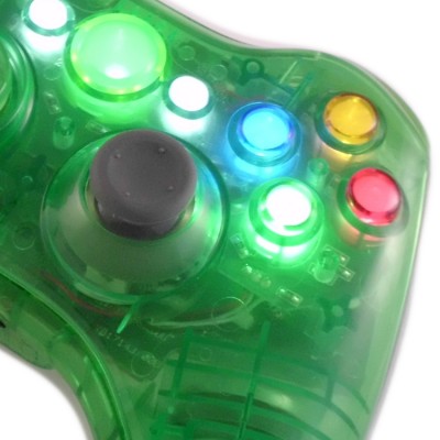 xbox 360 Crystal Green controller