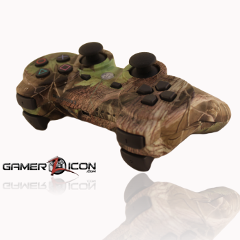 PS3 Controller Green Leaf Camo