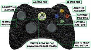 xbox 360 10 mode modded controller Sure Grip