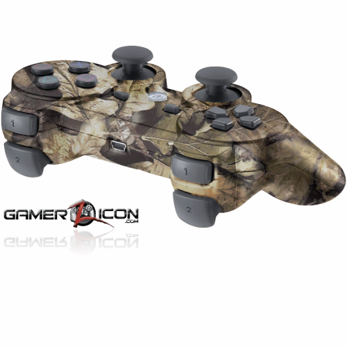 PS3 Brown leaf Camo Modded Controller
