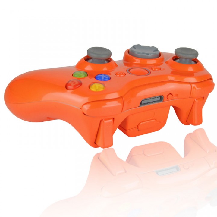 Xbox 360 Glossy Orange Modded Controller