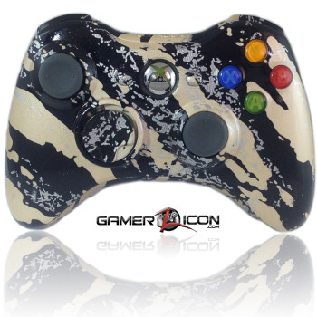 Xbox 360 Savage Gold modded controller