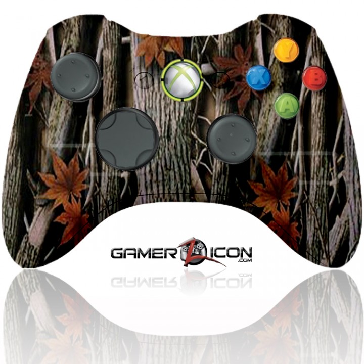 Xbox 360 Modded Controller Woods Camo