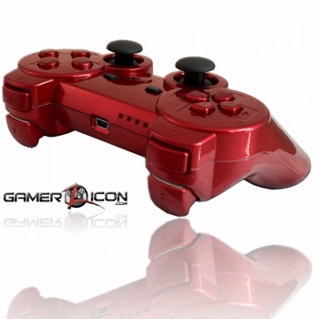 PS3 Chrome Red Rapid Fire Controller