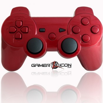 PS3 Modded Controller Chrome Red