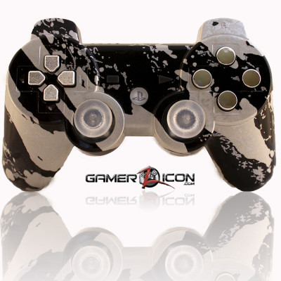 PS3 Modded Controller All Savage Silver
