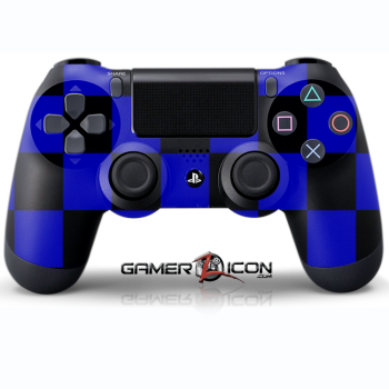 PS4 Blue Checker Controller