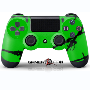 PS4 Green Barbwire Controller