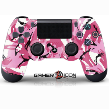 PS4 Pink Camo Controller