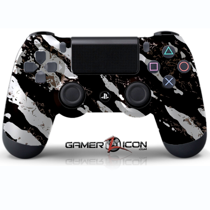 PS4 Savage Silver Controller