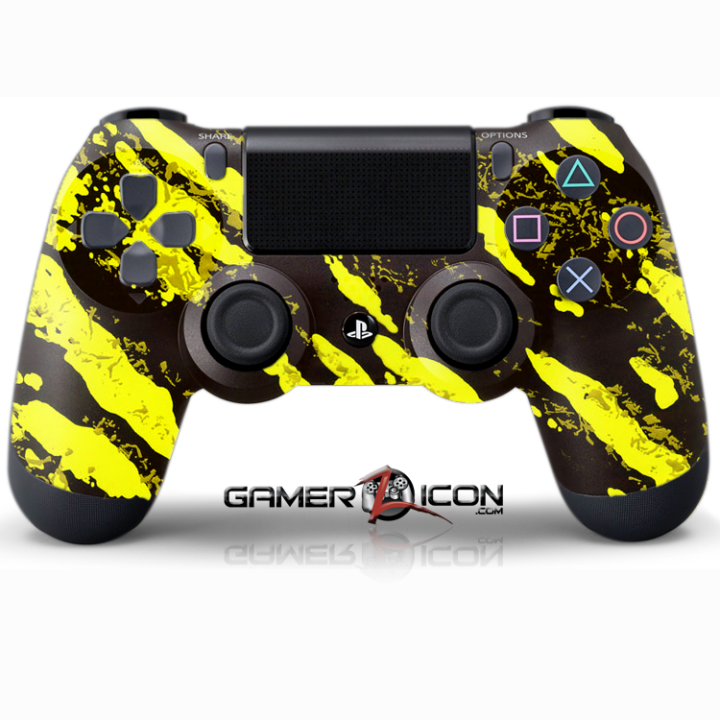 PS4 Savage Yellow Controller