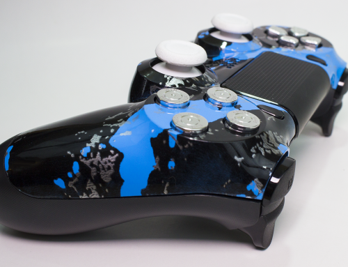 PS4 Savage Blue Controller
