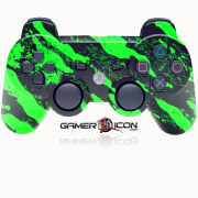 PS3 Savage Green Controller